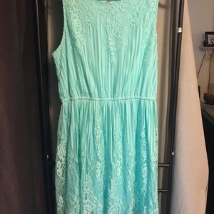 Tiffany Blue Lace Dress